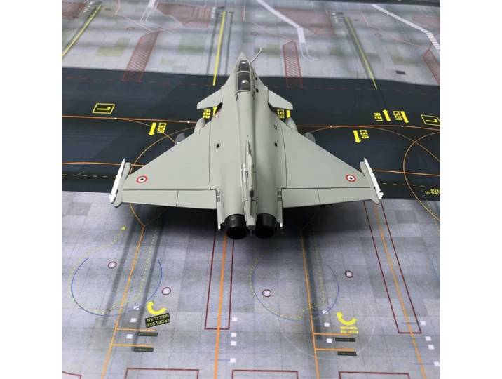 Rafale B-Modèle d'Avion de html en Métal Moulé Sous Pression, Analyste de Modèle Pré-Construits de Cédagogie Militaire pour Exposition, Collection ou Cadeau, Français, CamSolomon, 1/72