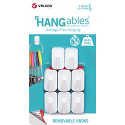 VELCRO® VELCRO® Mikro-Klebe-Haken 225g, 8 St. wiederablösbar weiß Weiß Inhalt: 8 St. VEL-30103-WEU