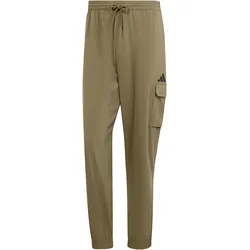 adidas Essentials Small Logo Cargohose Herren JD1824 - olive strata/black S