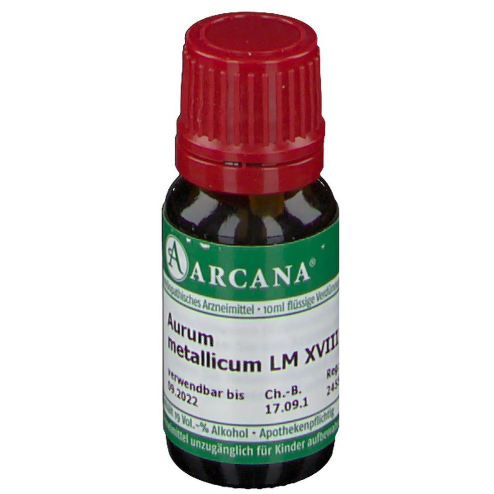Aurum Metallicum LM 18 Dilution 10 ml