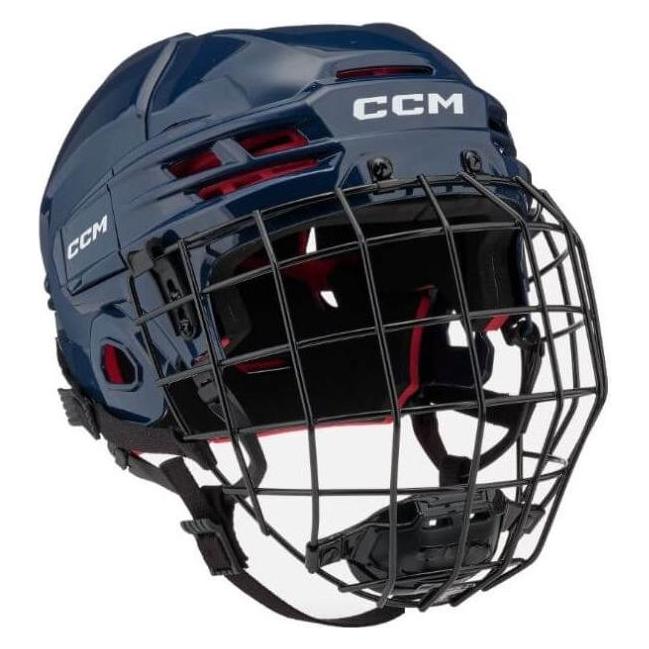 CCM Tacks 70 SR Hockeyhelm mit Käfig (Dunkelblau, S) (S) (49642386)