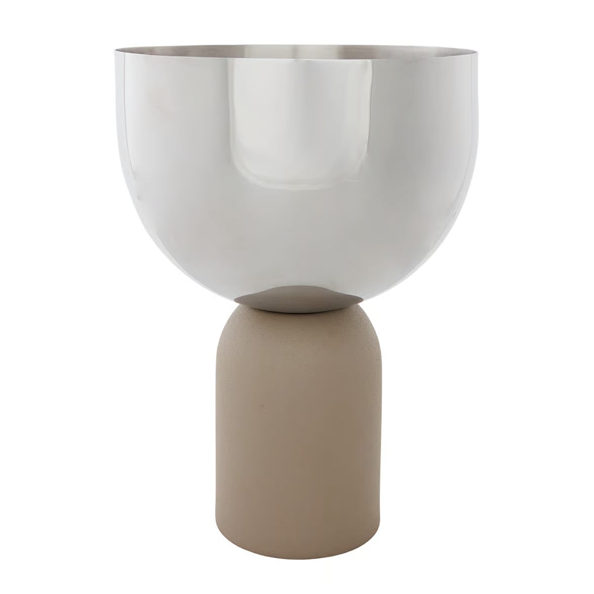 AYTM Torus bloempot Silver-taupe Ø17 cm