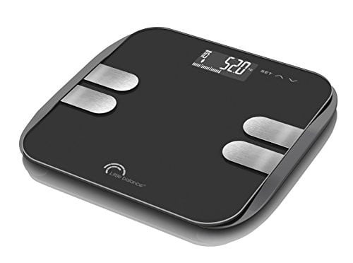Little Balance LB 8210 Body Wave digitale personenweegschaal, zwart