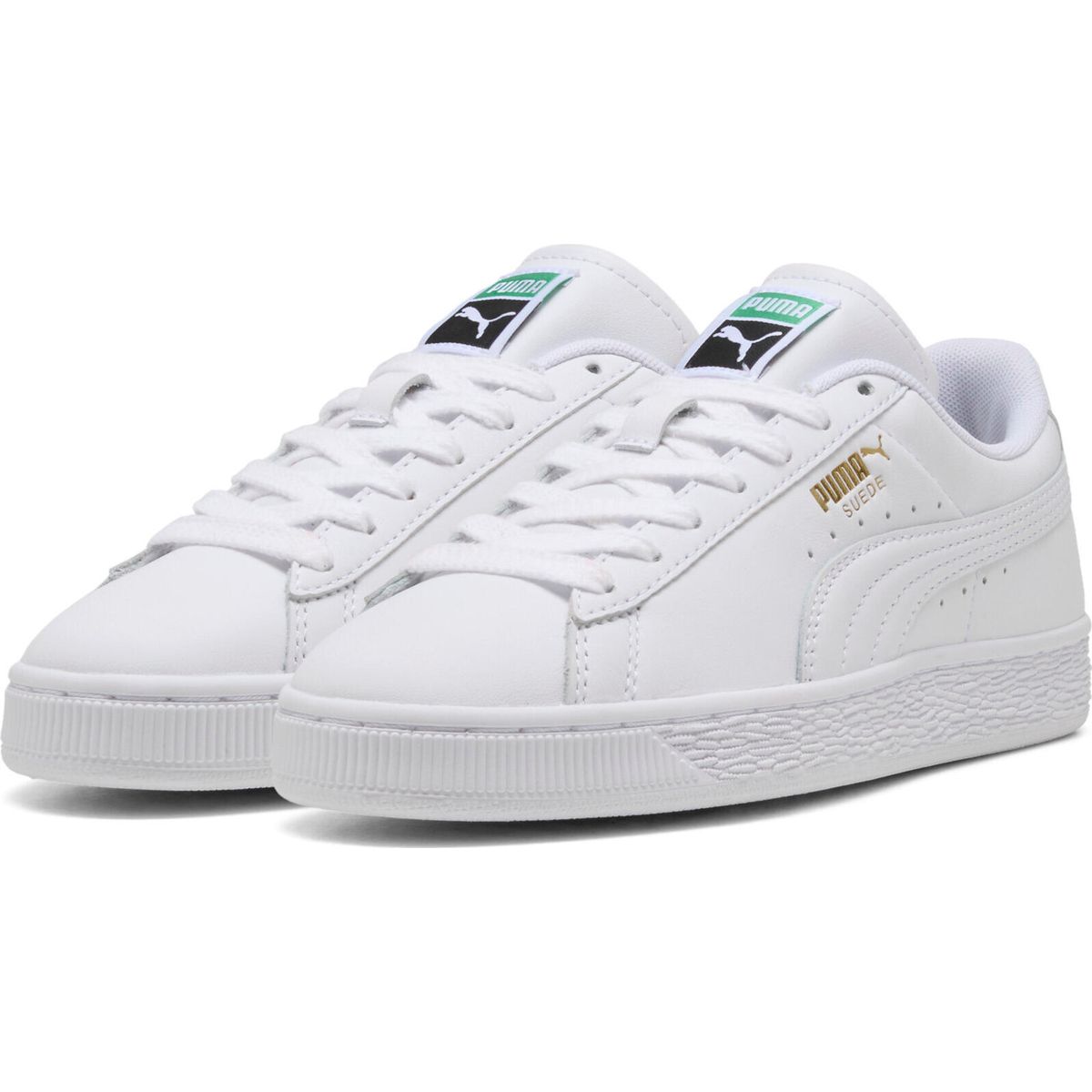 Puma Suede Jr puma white-archive green (01) 6 409030-01-6