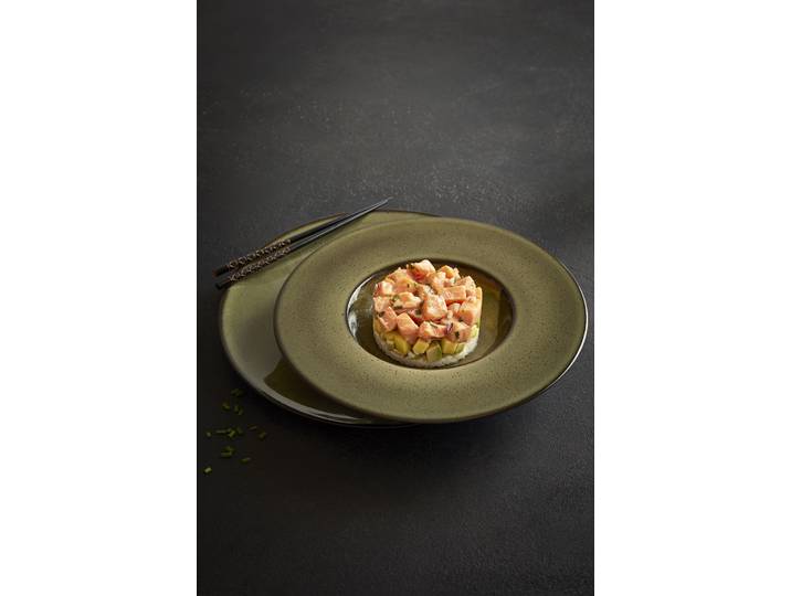 Gourmetteller Ambitious 4er-Set Typ B 26 x 19 x 26cm Grün/Grün