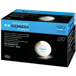 Donic Ball** Coach P40+ - weiÃ - Bälle - Stück 120er - 120er