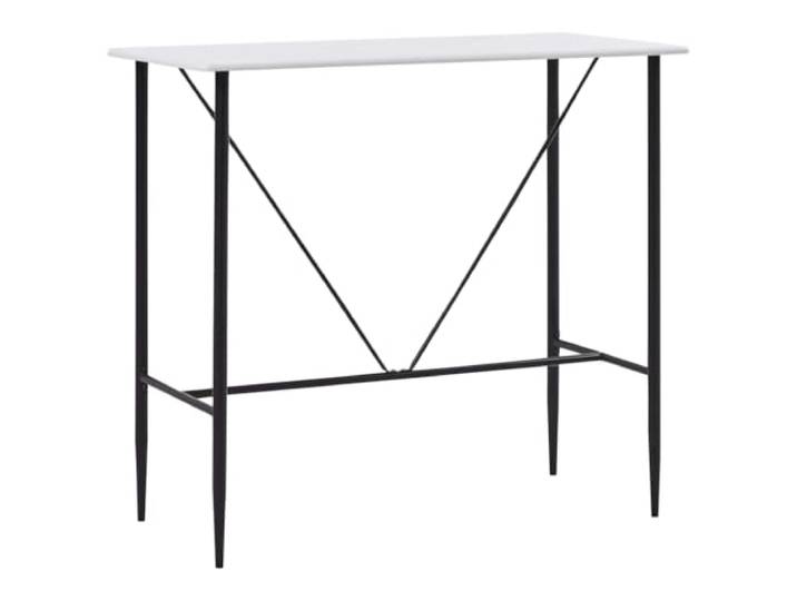 Bar-Set, 5-teilig, schwarzer Stoff, MDF-Tischplatte und 4 Stühle Pulverbeschichteter Stahl, 110 kg pro Sitz, einfache Montage, Innen- und Außenbereich, ergonomische Sitzfläche