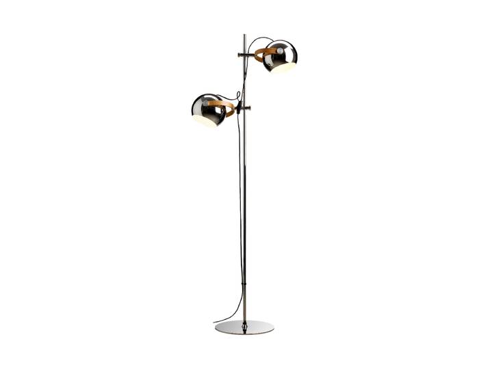 Double Design Stehlampe DC Chrom Halo Design