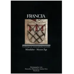 Francia 34/1. Forschungen zur westeuropäischen Geschichte, Fachbücher