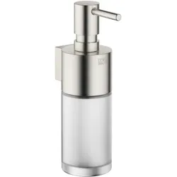 Dornbracht Spender 83435970-06 Wandmodell, Flasche aus Kristallglas, matt, Platin matt
