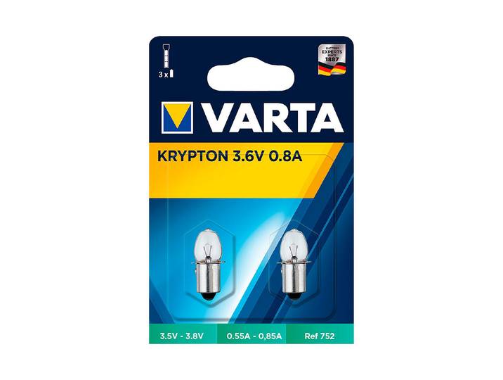 Varta Krypton-Glühbirnchen 3.6 V 2 Stück