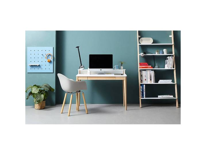 Bureau Niina 110 x 75 x 56cm Blanc/Blanc