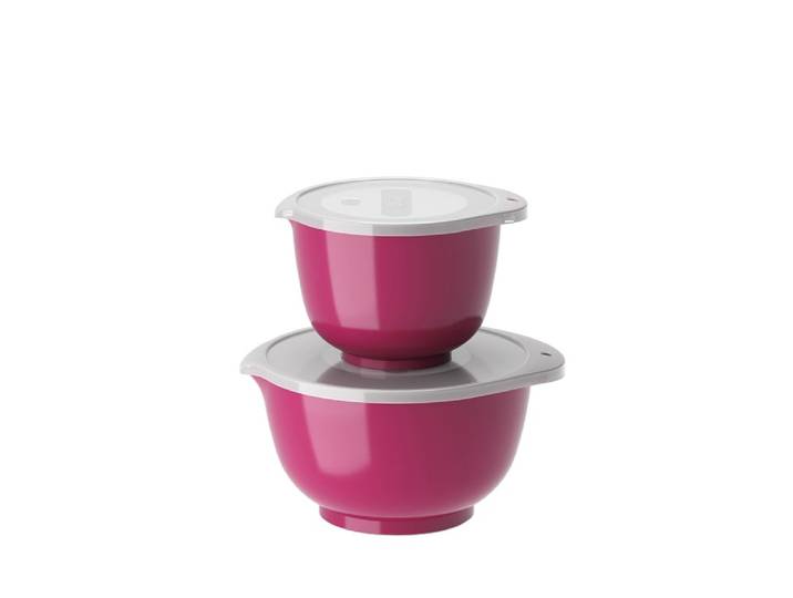 Set de bols à mixer et couvercles 4 pièces betterave