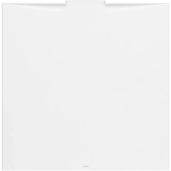 Villeroy & Boch quadratische Duschwanne Wallway, 1200x1200x30 mm, Stone White