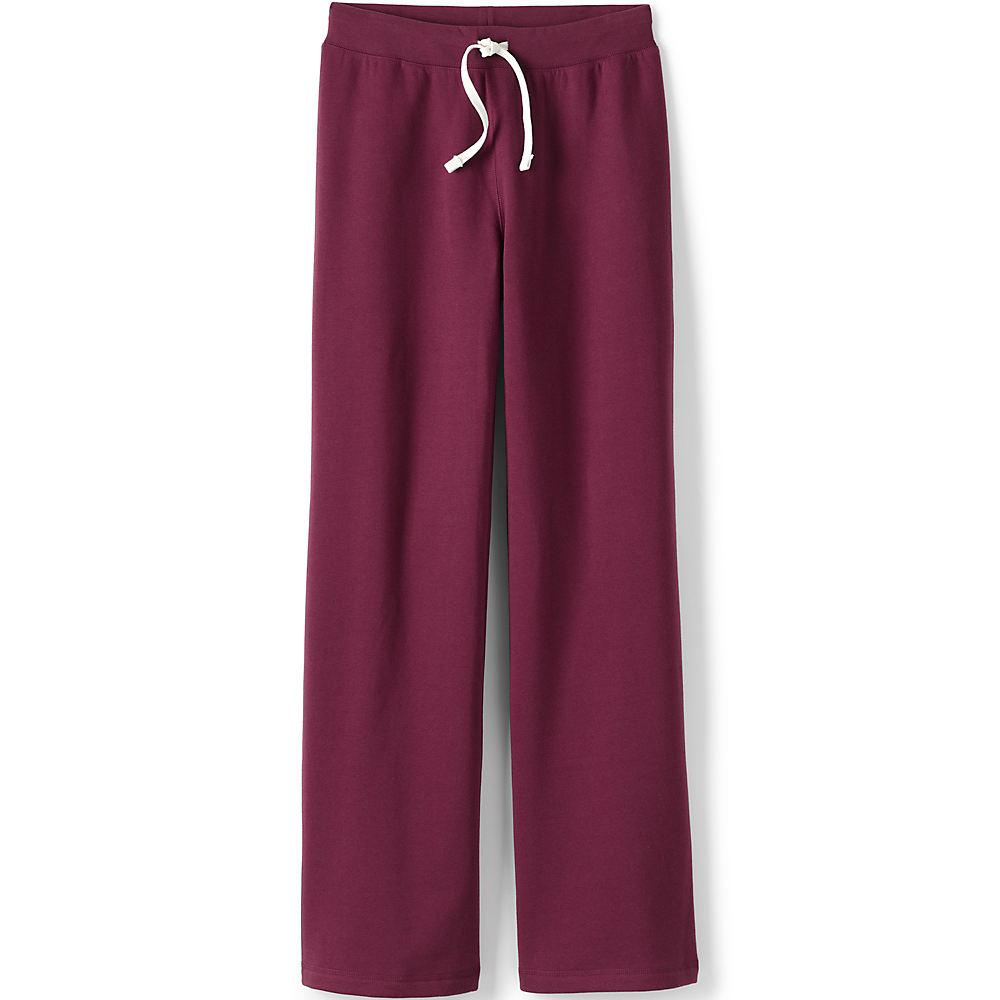 Jogginghose, Damen, size: regular, Rot, Baumwoll-Mischung/Polyester-Mischung, by Lands' End