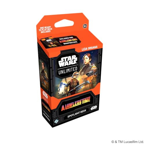 Asmodee Star Wars: Unlimited Trading Card Game - A Lawless Time - Spotlight Deck Leia Organa