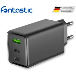 Fontastic Fontastic Netzteil GAN 65W, 2 x Typ-C + USB-A Schwarz