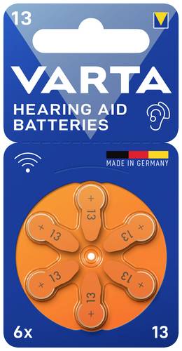 Varta Knopfzelle ZA13 1.4V 6 St. Zink-Luft Hearing Aid PR48