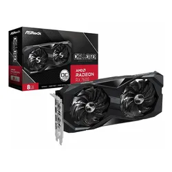 ASROCK Radeon RX 7600 Challenger 8GB OC, RX7600 CL 8GO, 8GB