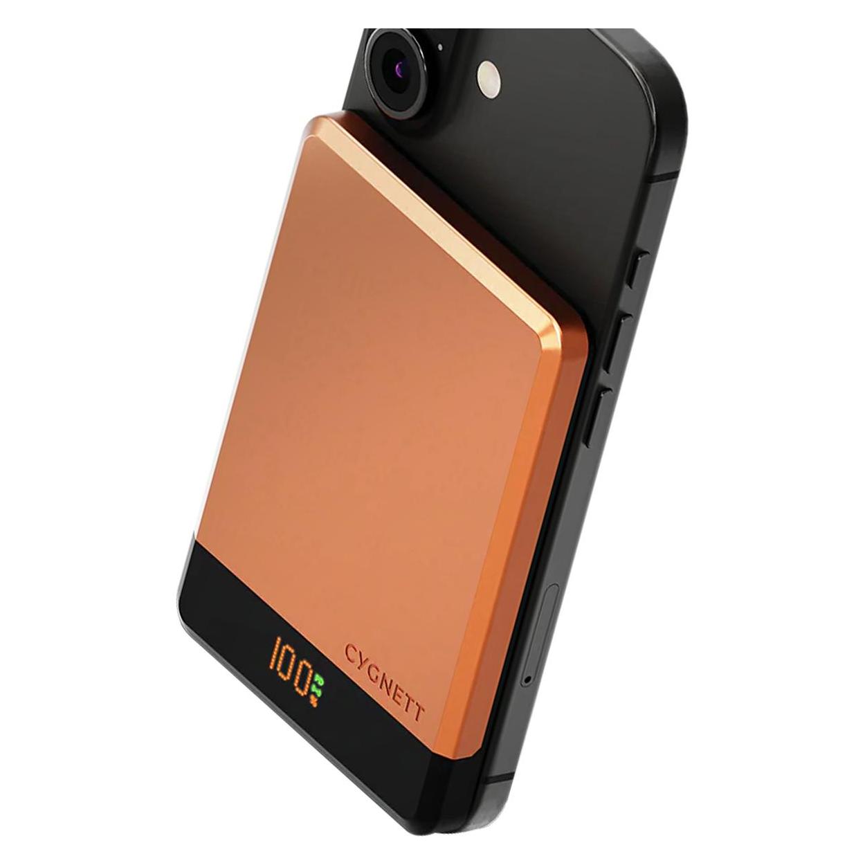 Cygnett MagSlim 5K Power Bank - Kupferkaramell (CY5643PBCHE) (5000 mAh, 20 W) (CY5643PBCHE)