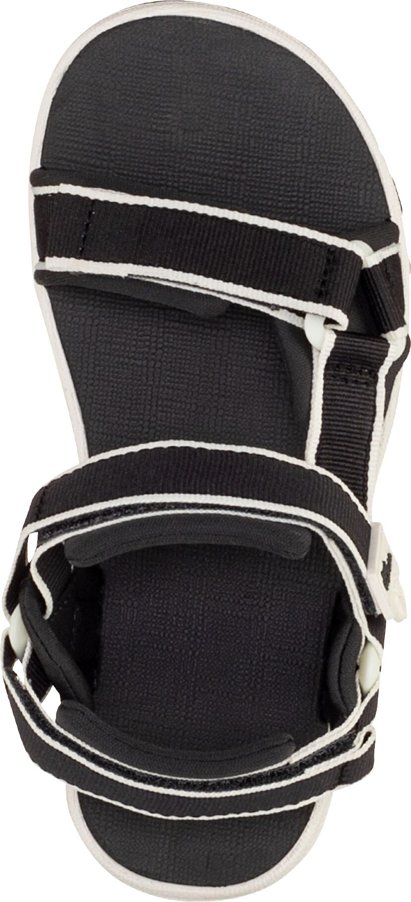 Sandale JACK WOLFSKIN "SEVEN SEAS 3 K", Kinder, Gr. 30, schwarz, Synthetik, Textil, Schuhe Sandale, Outdoorsandale, Sommerschuhe schwarz 30