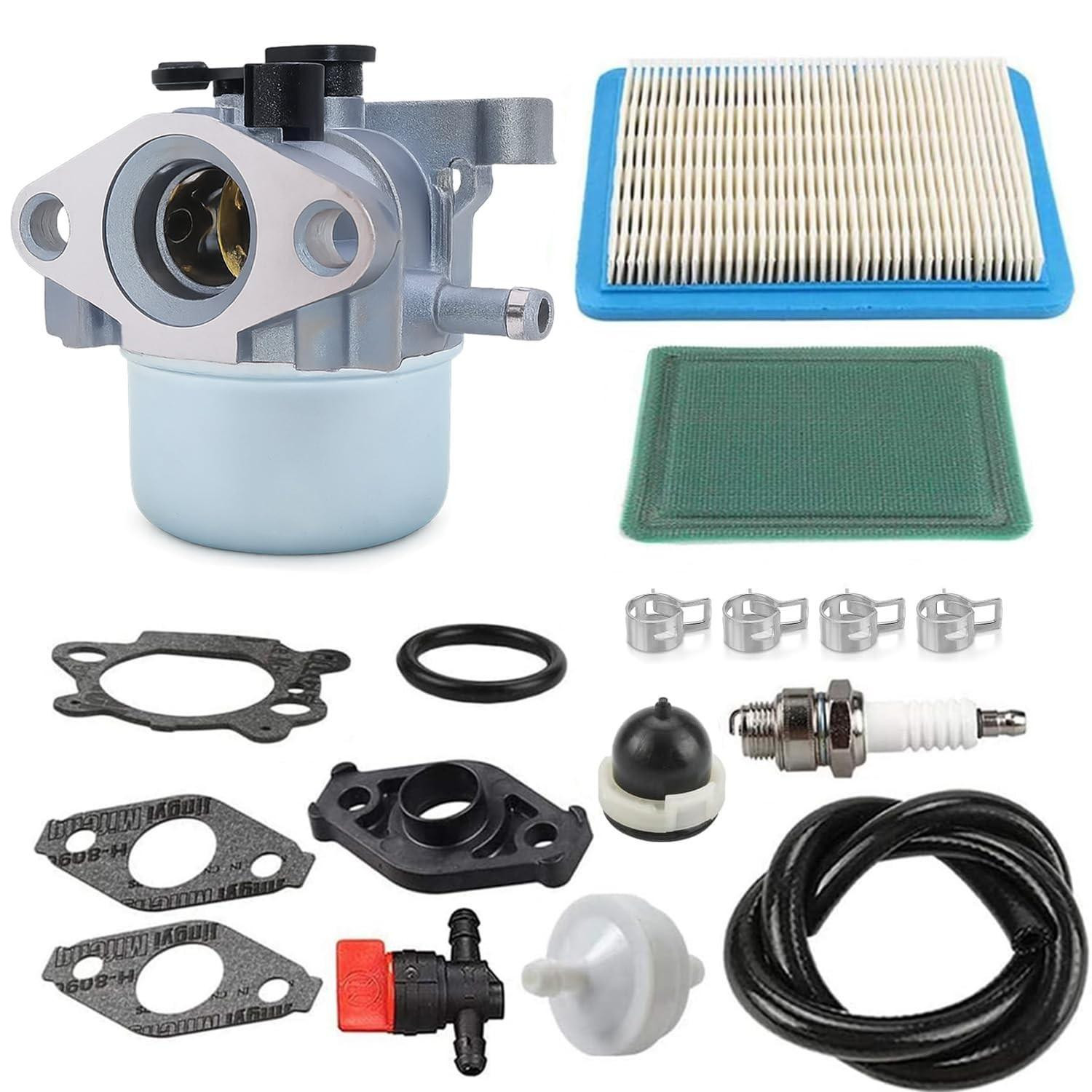 Omgoods Carburetor en Luchtfilter voor John Deere Maaiers