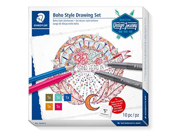 STAEDTLER 61 DJT3 Design Journey boho stijl tekenset