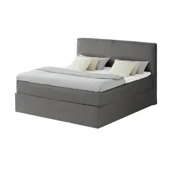Boxi Boxspringbett  Boxi ¦ grau ¦ Maße (cm): B: 160 H: 125