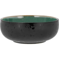 Bitz Poke-/Ramenschüssel 18 cm Schwarz/Grün Steinzeug, Schüssel + Schale, Schwarz, Grün