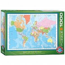 eurographics Puzzle - Weltkarte - 1000 Teile 300966