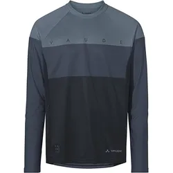 Vaude, Herren, Velotrikot, Moab LS T-Shirt VI (L), Blau, Grau, L