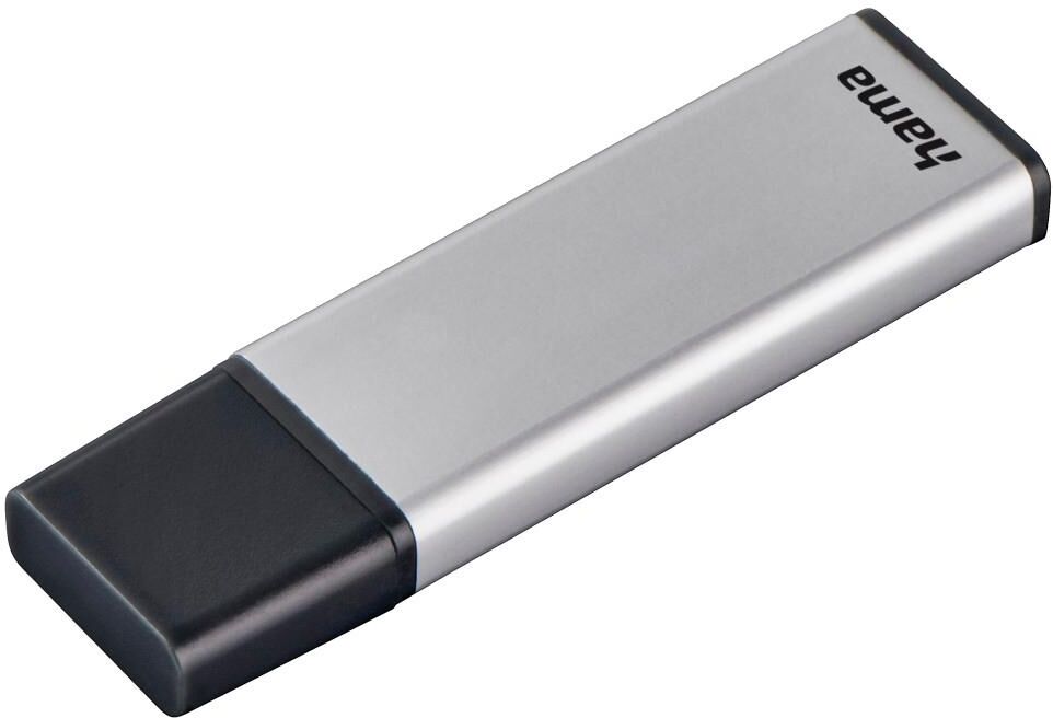 Hama USB-Stick "Classic, USB 3.0", silber (silberfarben), 128 GB, USB-Sticks, USB-Stick