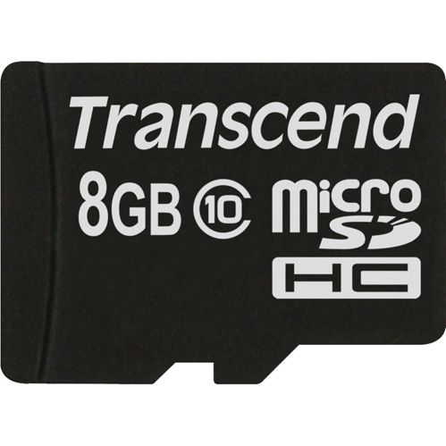 Transcend microSDHC 8GB Class 10