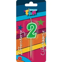 Partykerze Ziffer 2