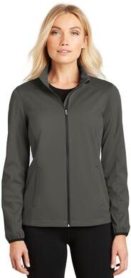 Port Authority L717 Women's Active Soft Shell Jacket in Grey Steel size XXL   Polyester