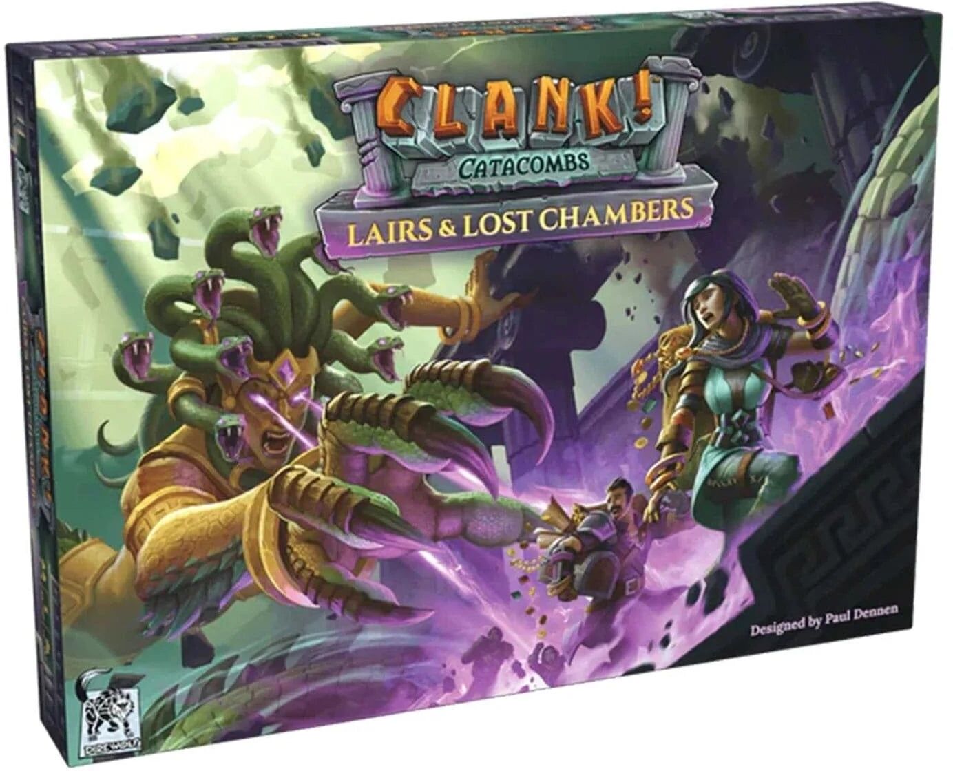 Clank!: Catacombs – Lairs ; Lost Chambers Expansion for Clank!: Catacombs Board Game, Ages 2+, 1-4 Players by Direwolf