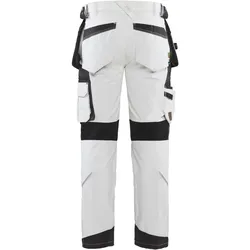 Blakläder®  Malerhose 4-Wege-Stretch Weiß/Dunkelgrau 1079 1645 - weiß/dunkelgrau - 150 (102)