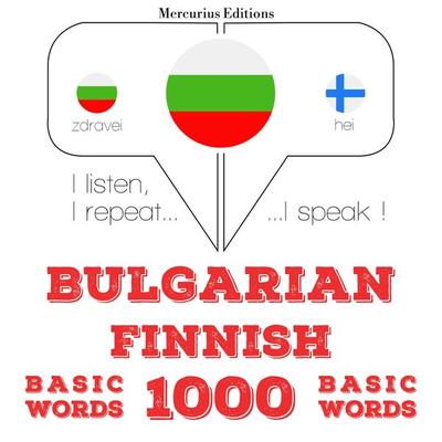 1000 essential words in Finnish - JM Gardner, Audio, 9782821146044