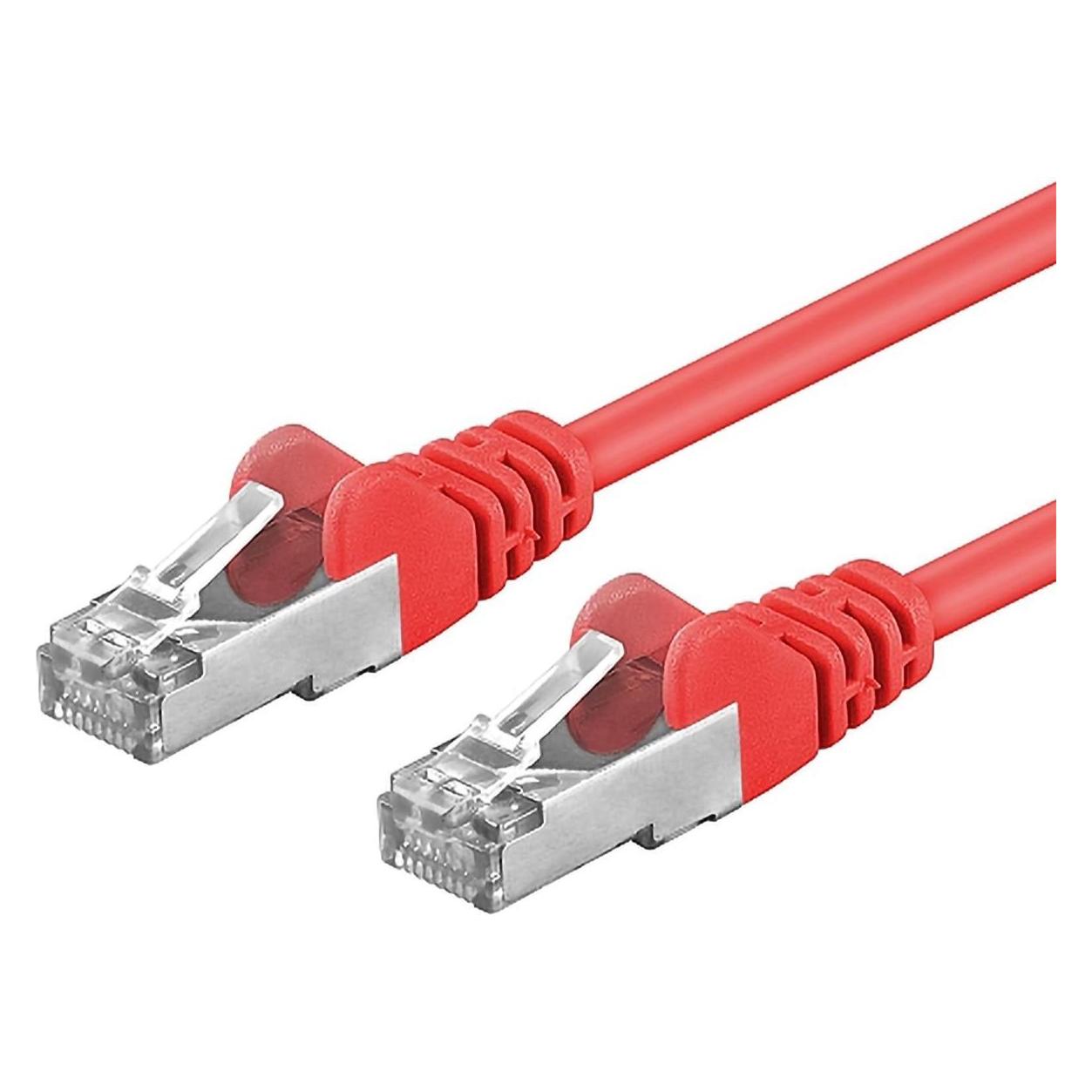 PremiumCord SP6ASFTP030R networking cable Red Cat6a S/FTP (S-STP) (S/FTP, SFTP, CAT6a, 3 m) (SP6ASFTP030R)