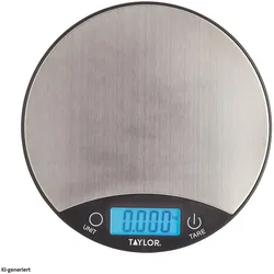 neuetischkultur Digitale Küchenwaage Dual, bis 5 Kg, Küchenwaage, Silber