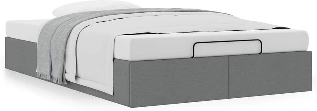 Latitude Run Ayssa Upholstered Bed Frame Dark Grey Double (4'6)