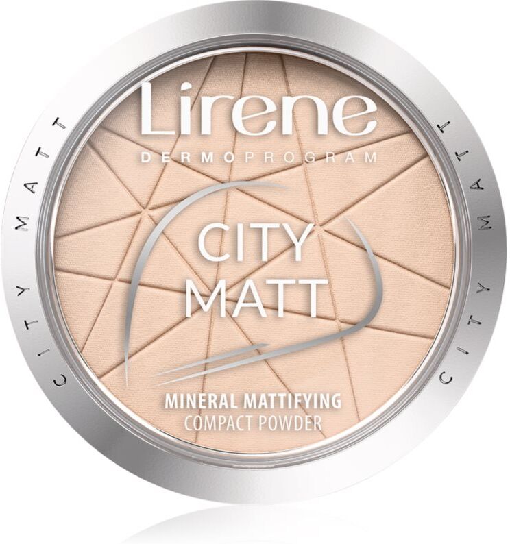 Lirene City Matt mattifying powder shade 01 Transparent 9 g