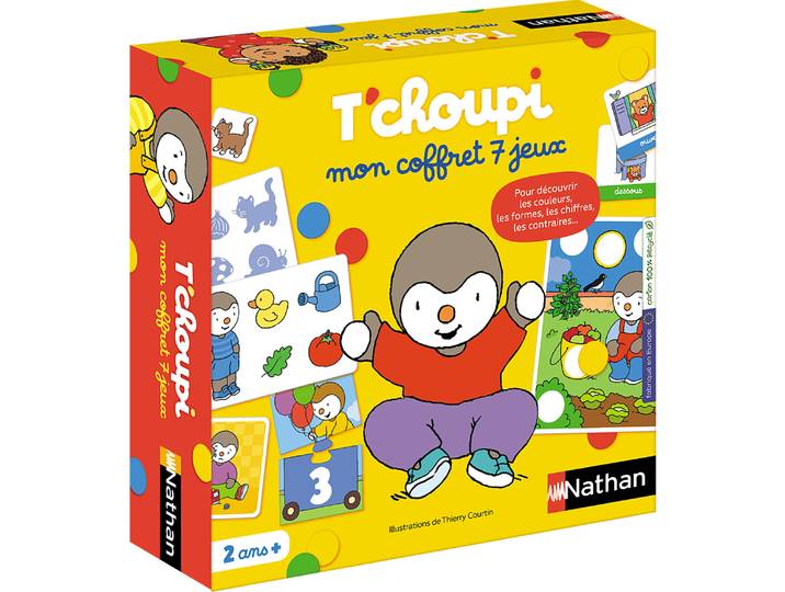 T'CHOUPI MON COFFRET 7 JEUX