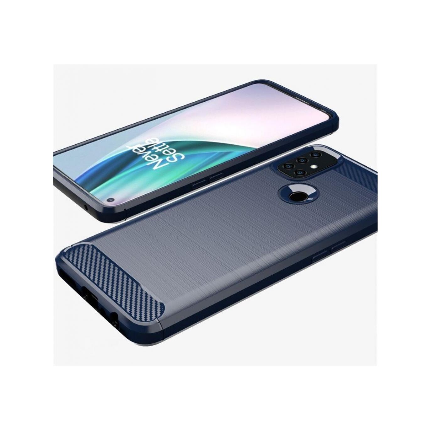 Screenguard OnePlus Nord N10 5G Hülle Carbon Brushed Soft TPU (OnePlus Nord N10 5G) (00027644)