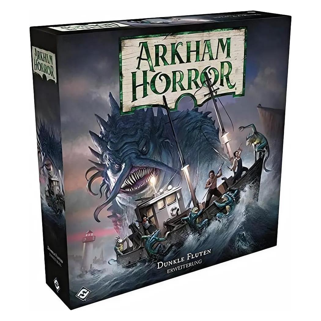 FFG Kennerspiel Arkham Horror: 3. Edition Dunkle Fluten (Deutsch, 1 - 6 Spieler) (FFGD1039)