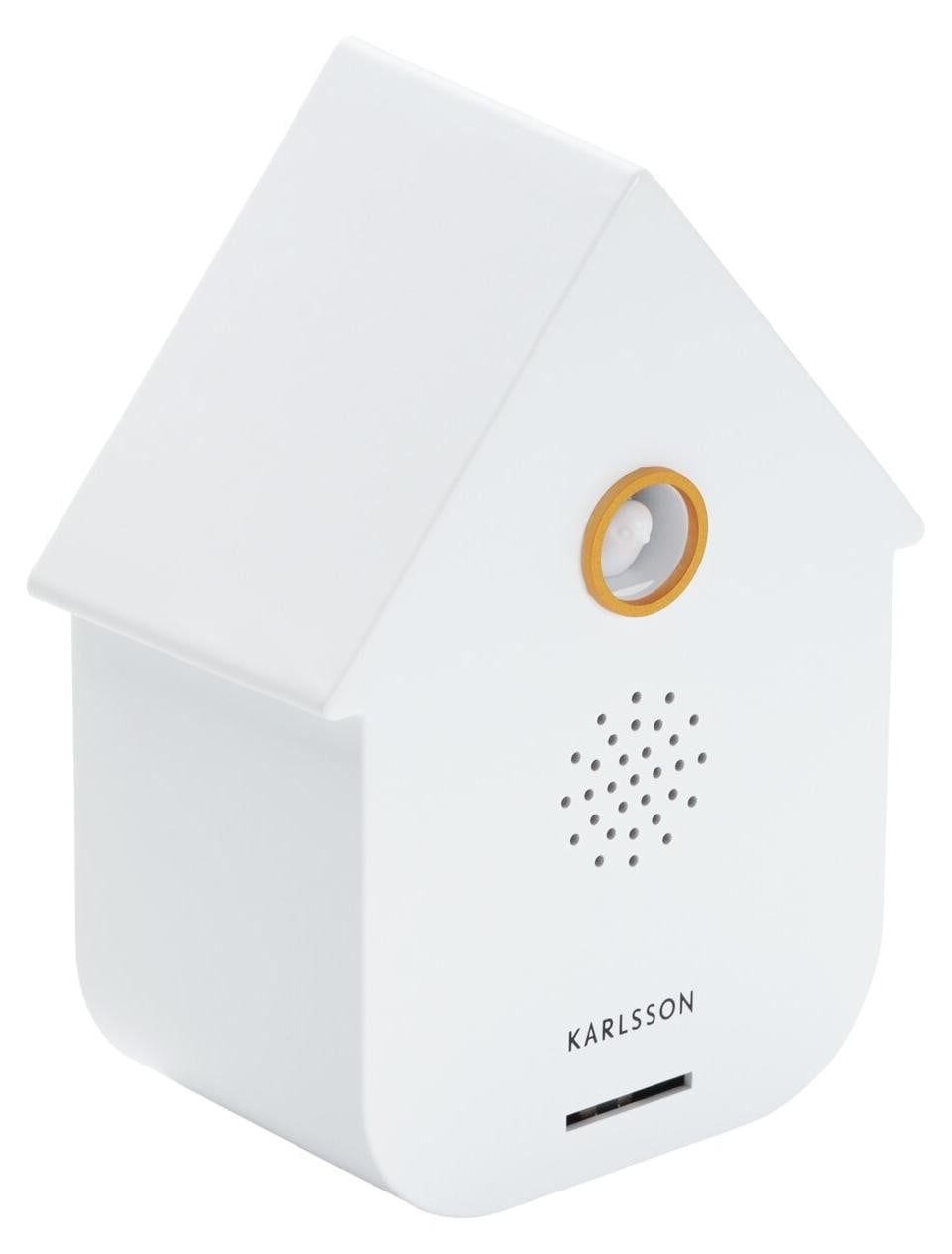 Karlsson Decoratieve geluidsdoos Moderne Kuikje Wit B: 12 cm, D: 7,5 cm, H: 11,5 cm