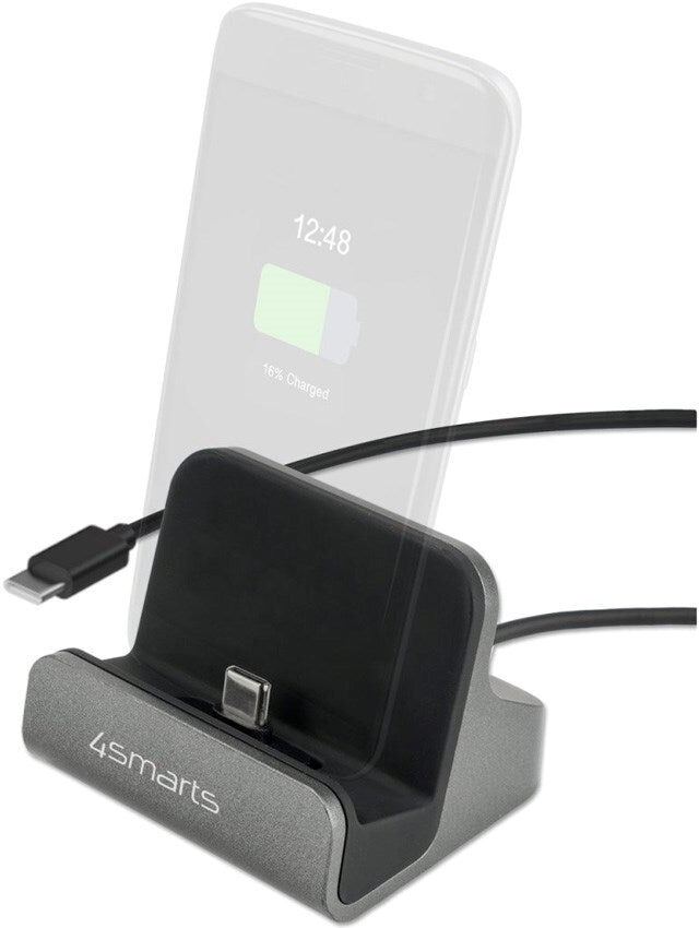 4smarts - 60W Opladningsstation USB-C - Grå