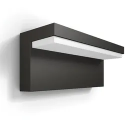 Moderne Philips myGarden LED Wandleuchte Bustan in Anthrazit