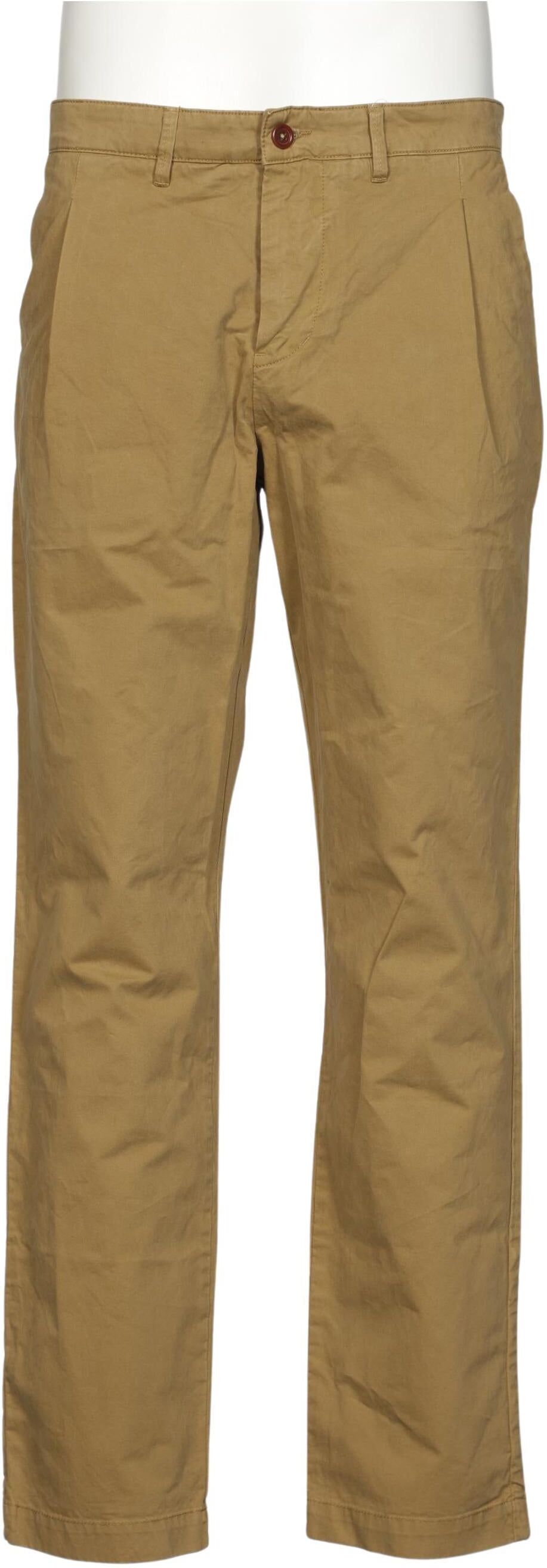 Brava Fabrics Herren Stoffhose, Beige, Gr. W36, Baumwolle - Second Hand