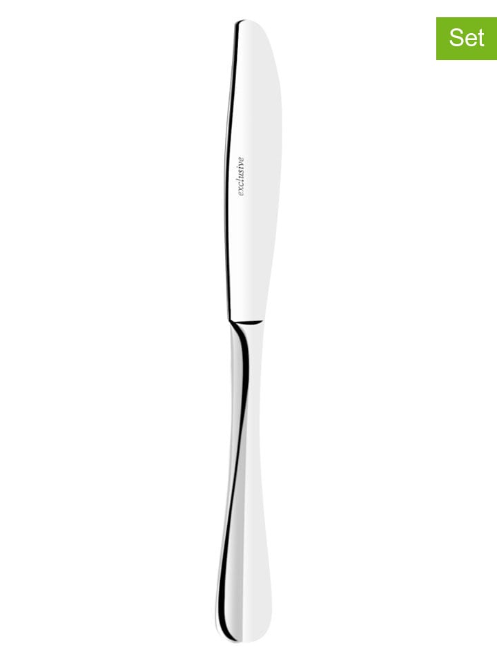 Vialli Design 3er-Set: Edelstahl-Menümesser - onesize